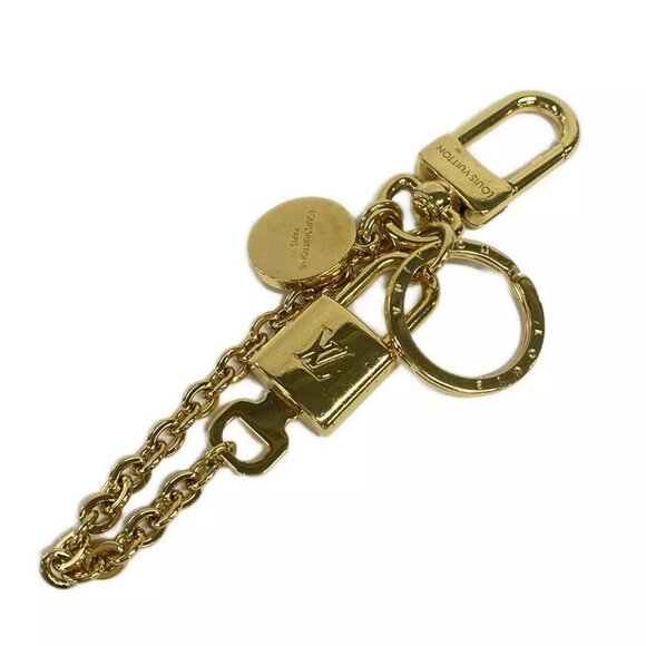 100% Authentic LOUIS VUITTON GP Metal Enameled Heart Gold Bag Charm - Picture 2 of 5